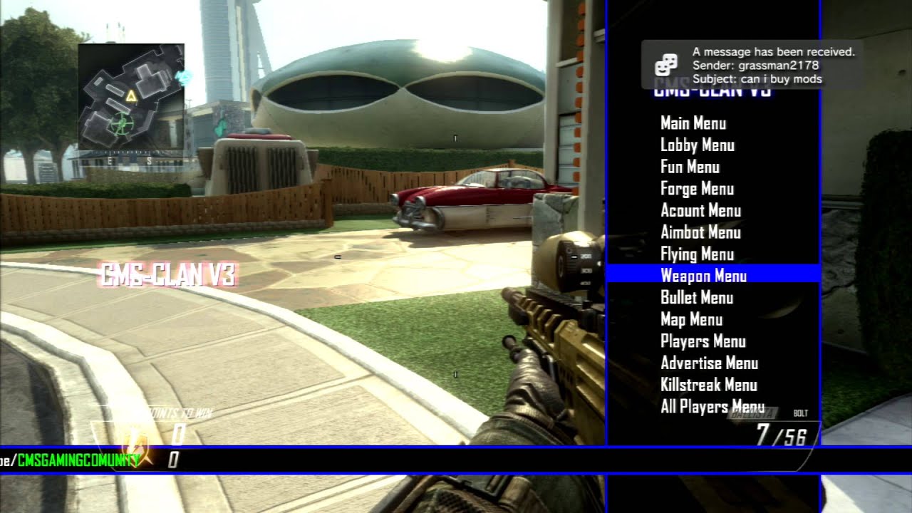 BlackOps 2 CMS-CLAN V3 GSC  Modmenu