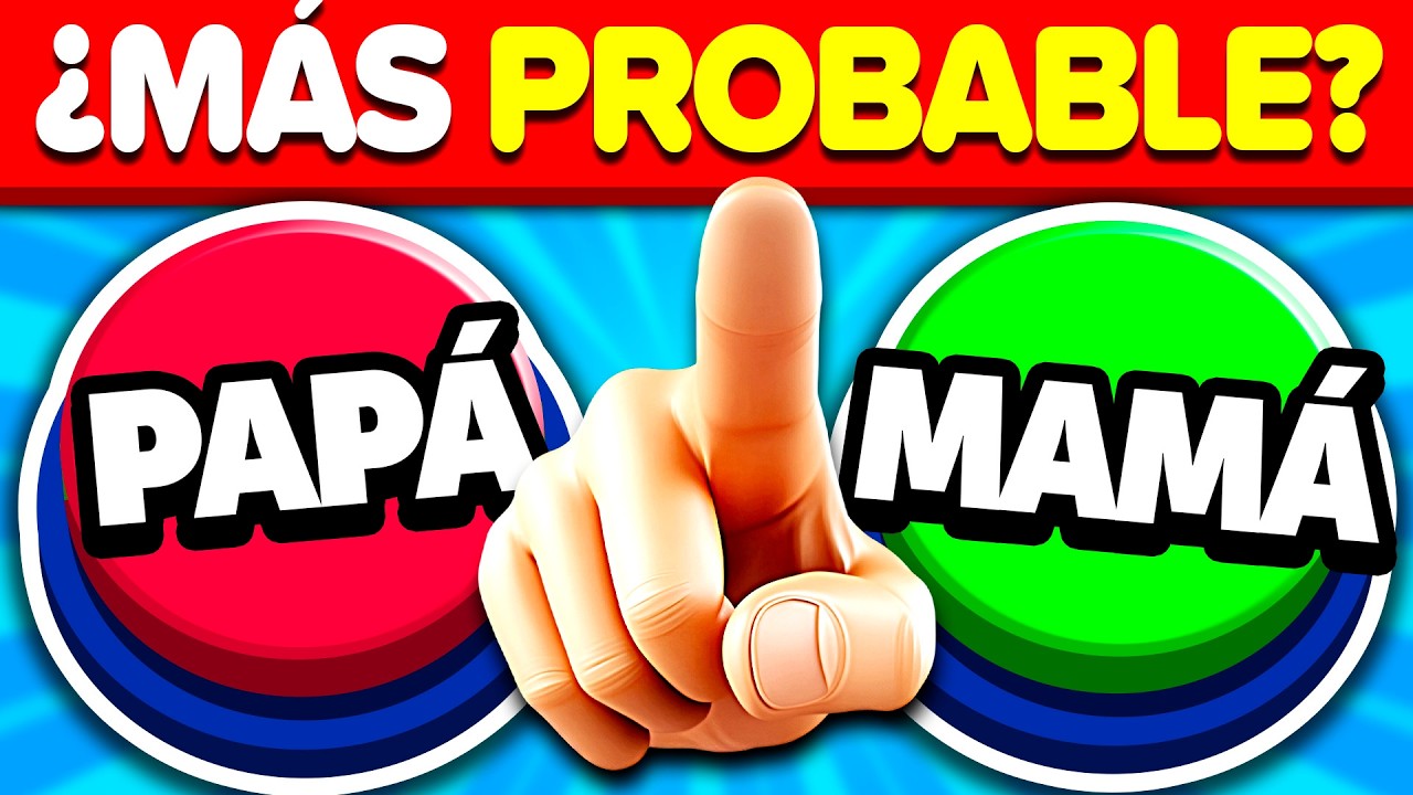 ¿QUIÉN ES MÁS PROBABLE? 🏆 Edición PADRES 😱 | Play Quiz Trivia