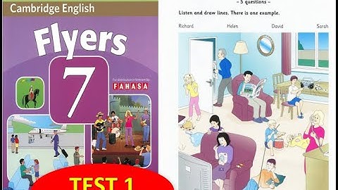 FLYERS 7 FULL TEST 1 WITH ANSWER KEY