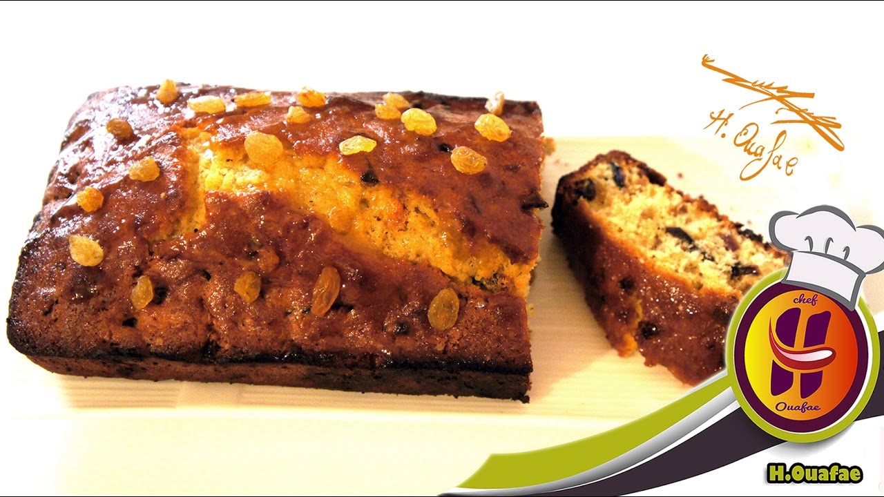 كيكة بالفواكه الجافة سهلة لديدة وناجحة //  Recette de cake aux fruits secs