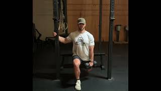 Hand Supported DB Bulgarian Split Squat Hold