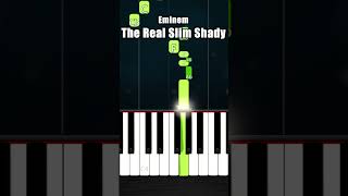 Eminem - The Real Slim Shady - BEGINNER Piano Tutorial