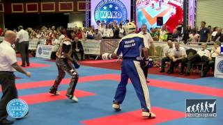 Foivos Soueref GRE v Raymond Daniels USA WAKO World Champioships 2015