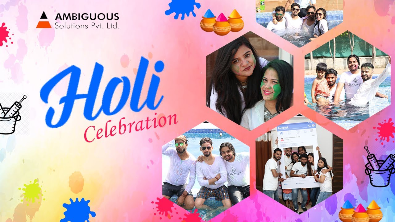 Holi Celebrations 2021 | Life @Ambiguousit | Ambiguous Solutions