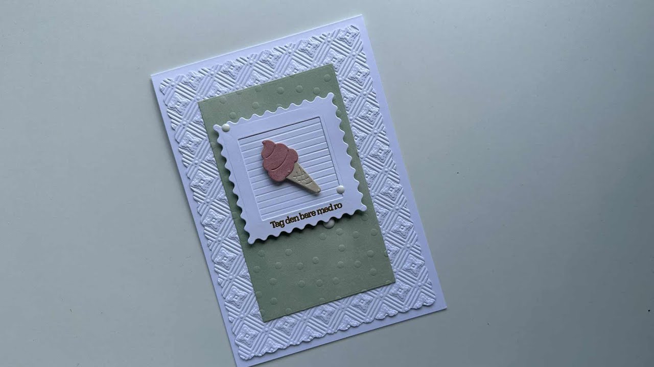 LIVE - Kort og Scrap - Forskellige embossingteknikker