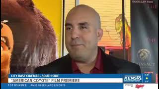 Kens5 spotlighting The American Coyote feature film at City Base Cinema . 