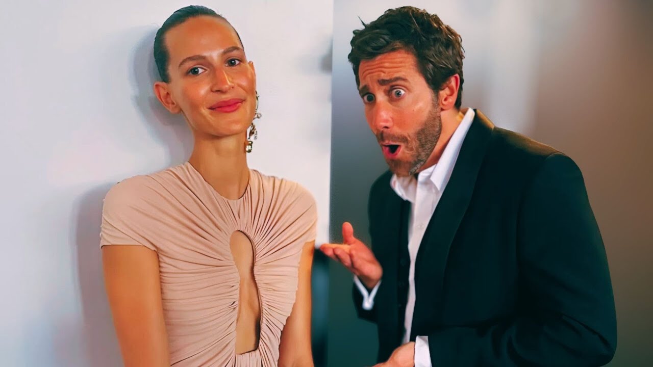 Потрясающая девушка Джейка Джилленхола 💘 (редкое фото с церемонии вручения премии «Эмми» 2025 года!)