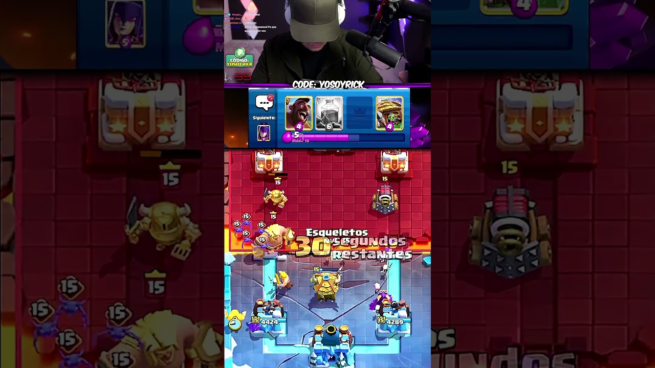 Jugadas con 100,000 iq en Clash Royale ‼️🏆