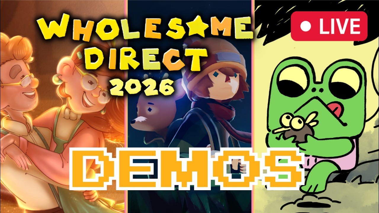 🔴 Demos from Wholesome Direct 2026 | Book Nook, Deer & Boy, Walk the Frog | Cozy Live Stream