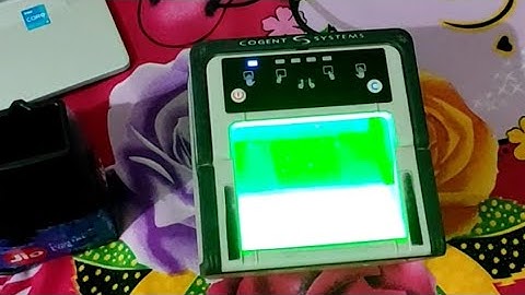 Aadhaar Kit||Cogent Device#Aadhaar