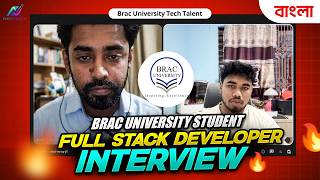 Full Stack Developer Interview | Brac University Tech Talent | Ayman Nakib