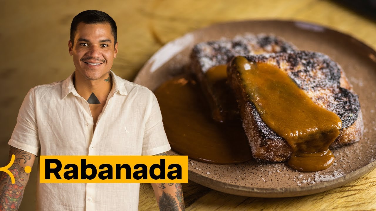 RABANADA CROCANTE, CREMOSA E MACIA por Felipe Castanho