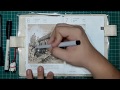 Art Journal Sketching using Faber-Castell Pitt Artist Pens!