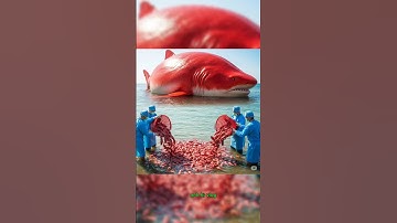 strange giant shark 😱🦈(con cá mập khổng lồ kỳ lạ)#strange #giant #shark #review #strangeshark