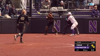 Softball - Purdue Intentionally Walks Rachel Lewis (3x), Maeve Nelson Drives in 8 RBI (4/17/22)
