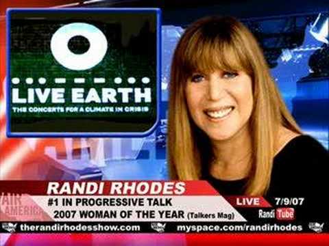 Randi Rhodes Melissa Etheridge and Al Gore 1 of 2