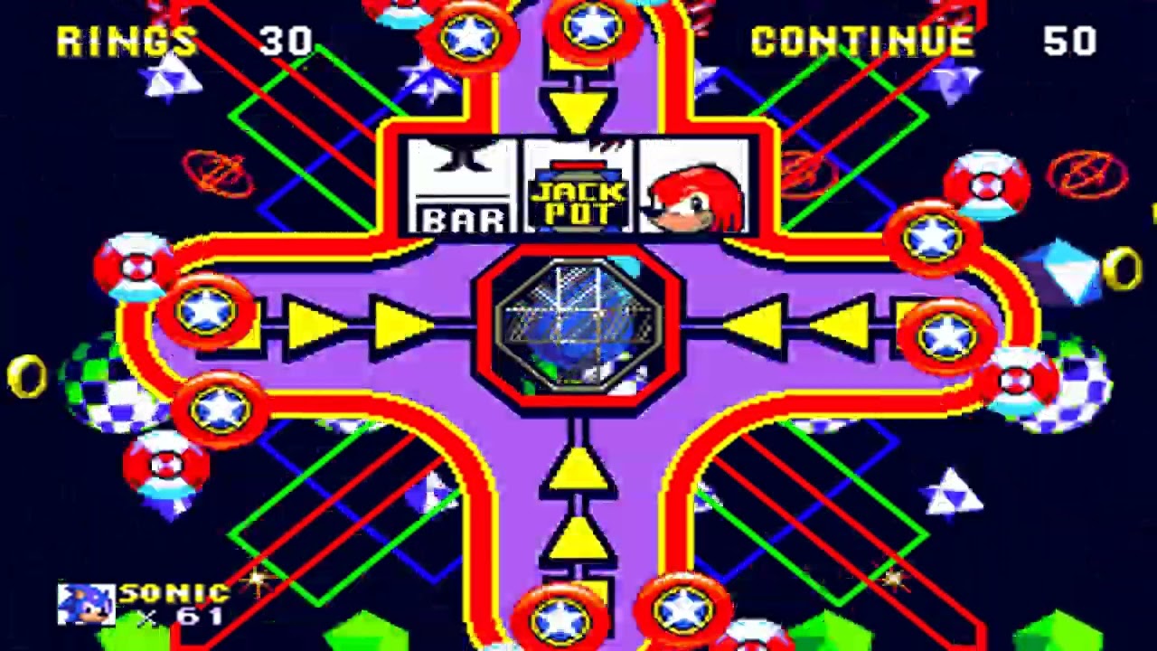 Sonic 3 & Knuckles - Bonus Stage (Slot Machine) Slowed+Reverb