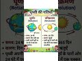 पृथ्वी की गतियांl#ytshortsvideo#youtubeshorts#gk#trending#viral#yt#youtube#geography