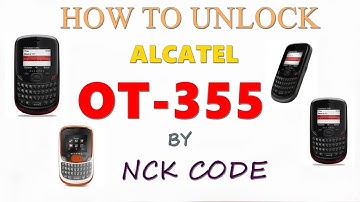 How to Unlock Alcatel OT-355 By Unlock Code