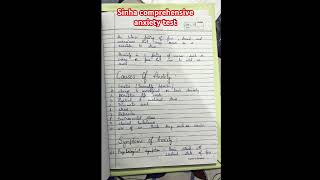 Psychology practical..!|| sinha’s comprehensive anxiety test .., (SCAT)