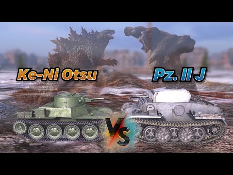 НА ЗАБИВ#89 | БИТВА ПЕСОЧНЫХ ТИТАНОВ | Ke-Ni Otsu VS Pz. II J | Zlobina Liza