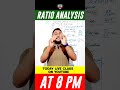 TODAY LIVE CLASSES OF ACCOUNTS CLASS XII AT 8 PM #Shorts