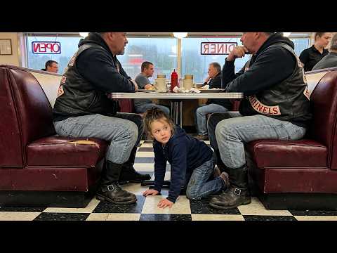 A Girl Crawled to a Biker's Feet Whispering 'Please Don't Let Him Find Me' — He Called 450 Brothers