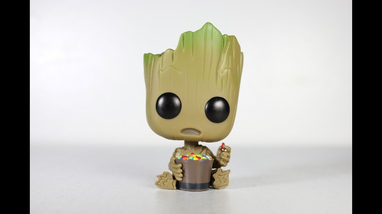 dancing groot pop figure