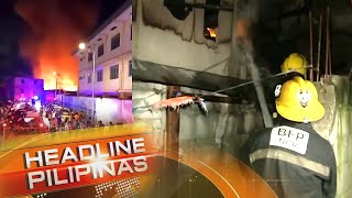 1 patay, 1 sugatan sa sunog sa Maynila | Headline Pilipinas