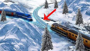 Train Racing Games 3D 2 Player । Railway Station Train Simulator । Android Gameplay