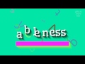 How to say ableness high quality voices