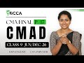 CMA FINAL | P17 CMAD | REGULAR BATCH | CLASS 9 | JUNE / DEC 2026 | 100% ENG| BY CMA PARVATHI MA'AM