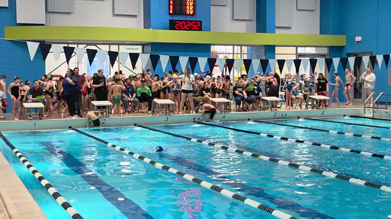 Gabriel (8) 100 yard Free Relay (A4) | Carol Stream Dolphins VS Arlington Hts| 2/21/26 | Boy8&U