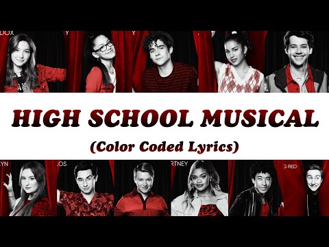 Cast Of HSMTMTS High School Musical Finale Color Coded Lyrics From HSMTMTS THE FINAL SEASON 