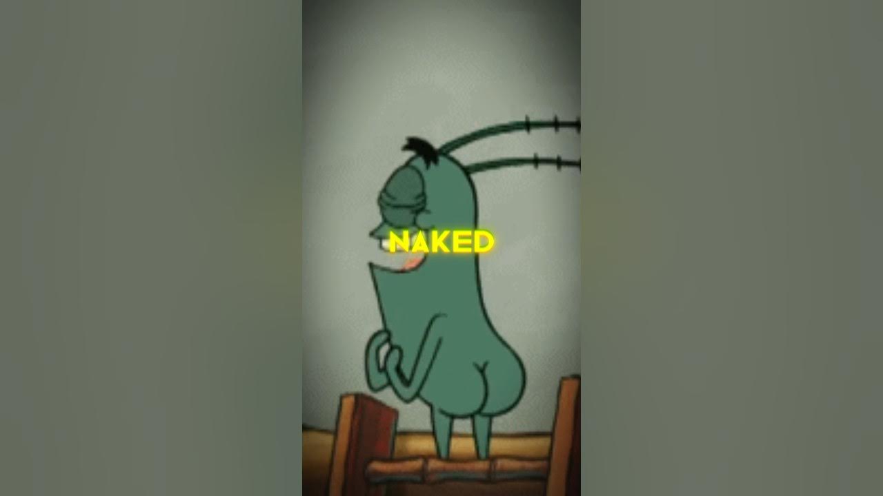Does Plankton wear clothes? spongebob spongebobsquarepants 