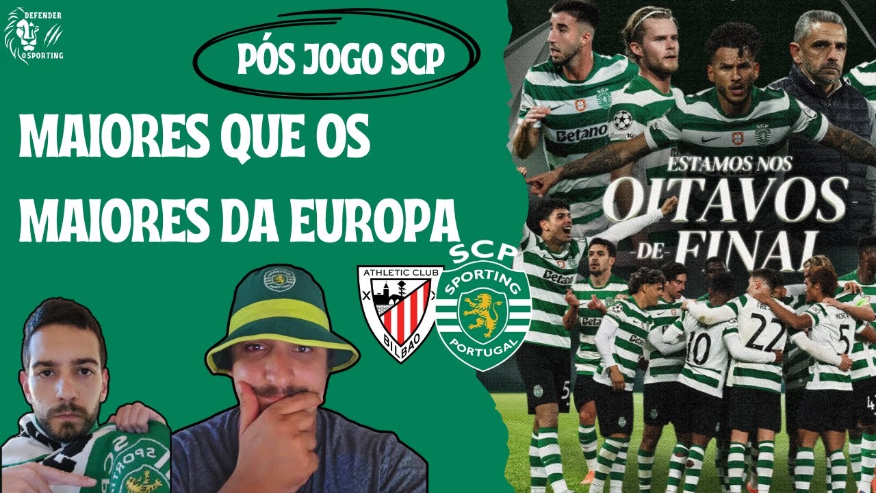 Athletic Bilbao 2-3 Sporting CP | HISTÓRICO LEÃO NA CHAMPIONS LEAGUE🟢
