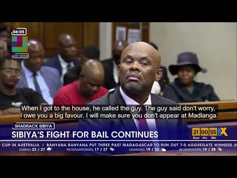 Sibiya's fight for bail continues