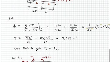 Mechanics of Materials - Video 66:  Angle of Twist Example 2