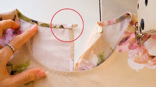 ✅ [Beautiful And Neat] No One Teaches You To Sew Bias Tape For Neckline Perfectly In This Way by Thuy sewing 1,093,362 views 1 year ago 8 minutes, 14 seconds