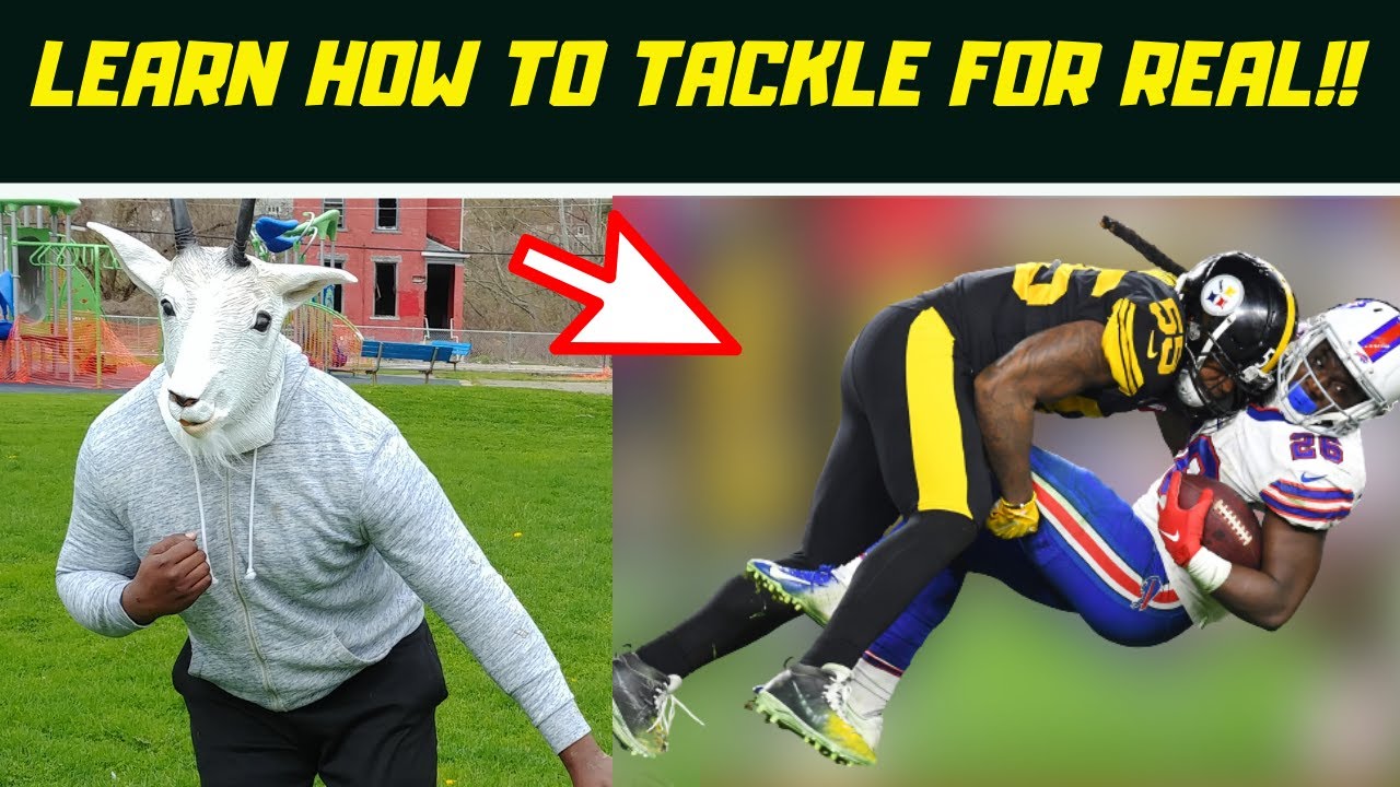 LEARN HOW TO TACKLE IN FOOTBALL! FOOTBALL DRILLS FOR BEGINNERS YouTube