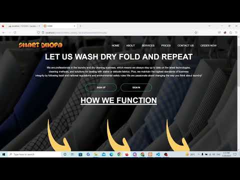 Online Laundry Service || HTML, CSS, PHP, JS, Myqsl.