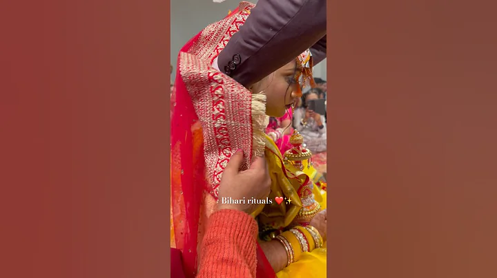 Bihari wedding rituals❤️😍 #trending #marriage #bihar #shorts #shadi #bride #indianwedding #rituals