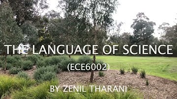 ECE6002  Assignment 1 Language of Science