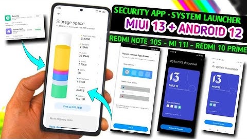 MIUI 13 ENABLE NEW Cashed CLEAR,  NEW SECURITY & SYSTEM LAUNCHER,  MIUI 13 NOTE 10S,MI 11i,REDMI 10