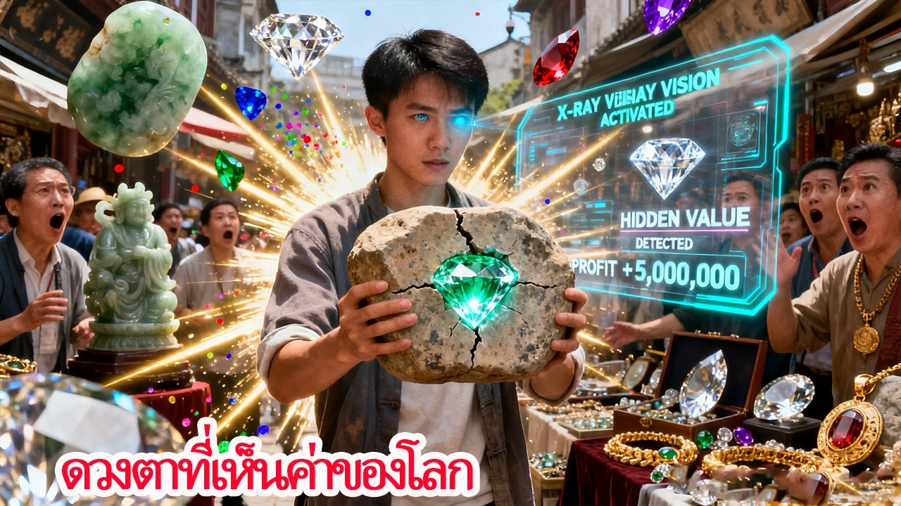 ช่วยคุณยายครั้งเดียว ได้พลังมองทะลุและรวยจากตลาดของเก่า