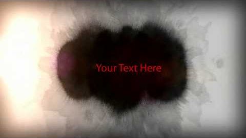 Ink drops video effect for your website or business