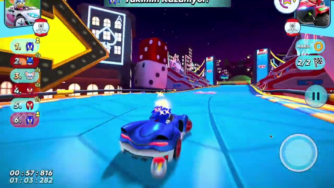 BLUE CAR RACE AND  CHALLENGE TİME .KİDS GAME VIDEOS AND CARTOONS