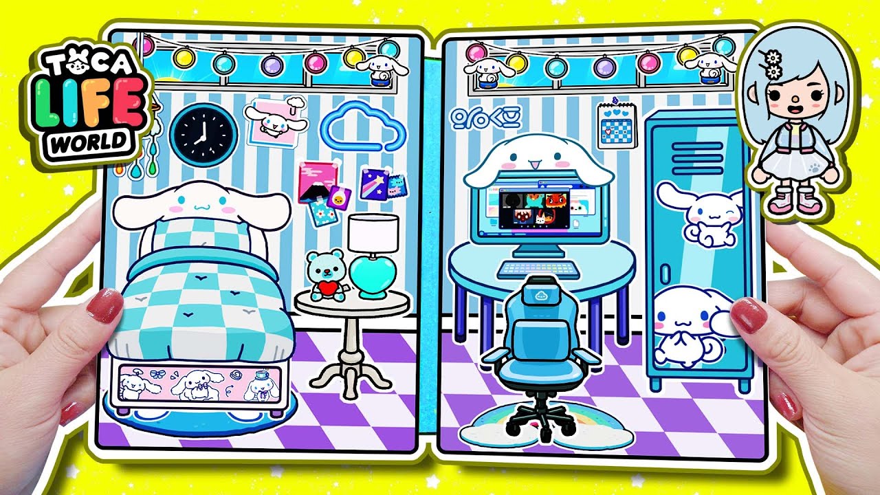 Cinnamoroll Human Girls Drawing Toca Boca / Roblox Paper DIY