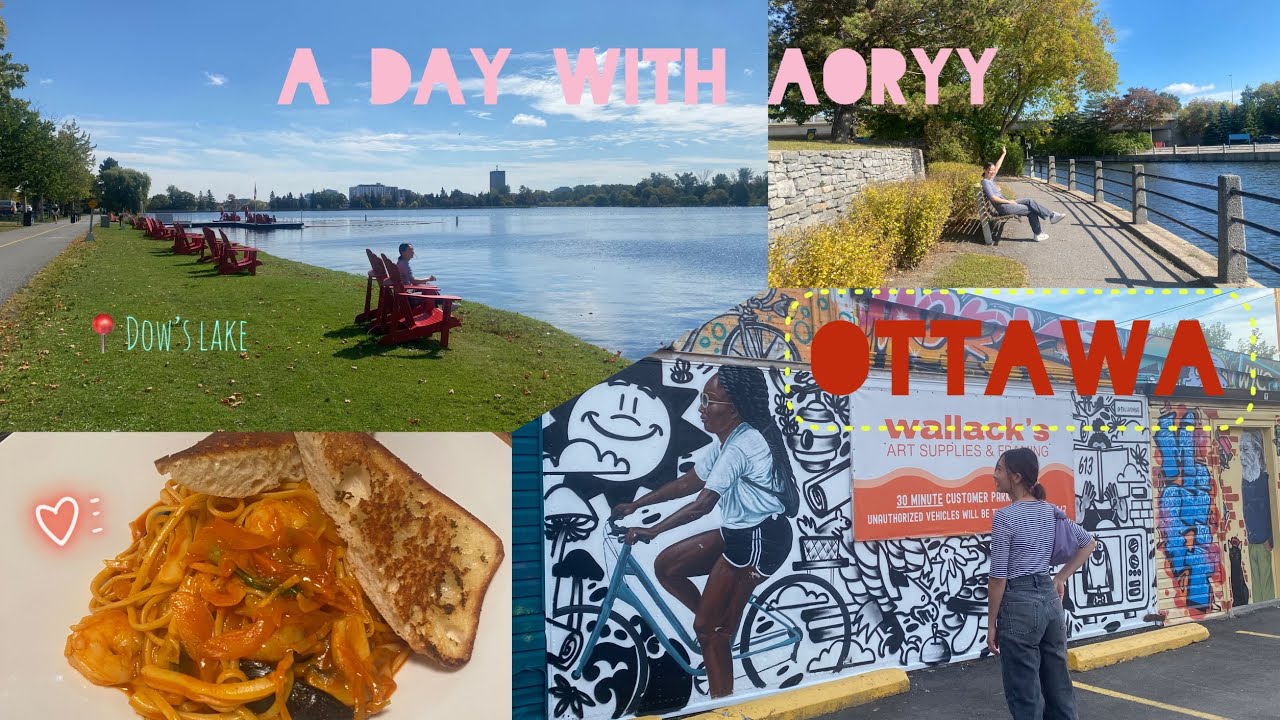 Ottawa life: Dow’s lake, Moo Shu Café, Mural Art