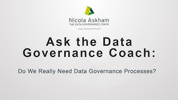 Do We Really Need Data Governance Processes?